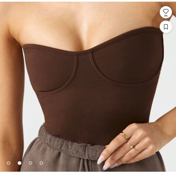 Joah Brown Tops - Joah Brown Bustier Tube Top